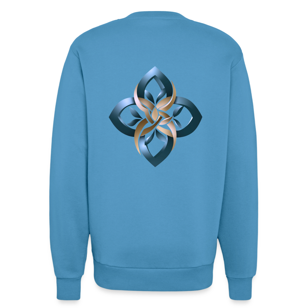 chiSign Organic Relaxed Crew Neck Made in EU - Sol Blue