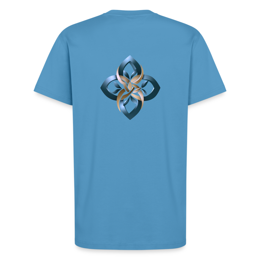 chiSign Organic Relaxed T-Shirt Made in EU - Sol Blue