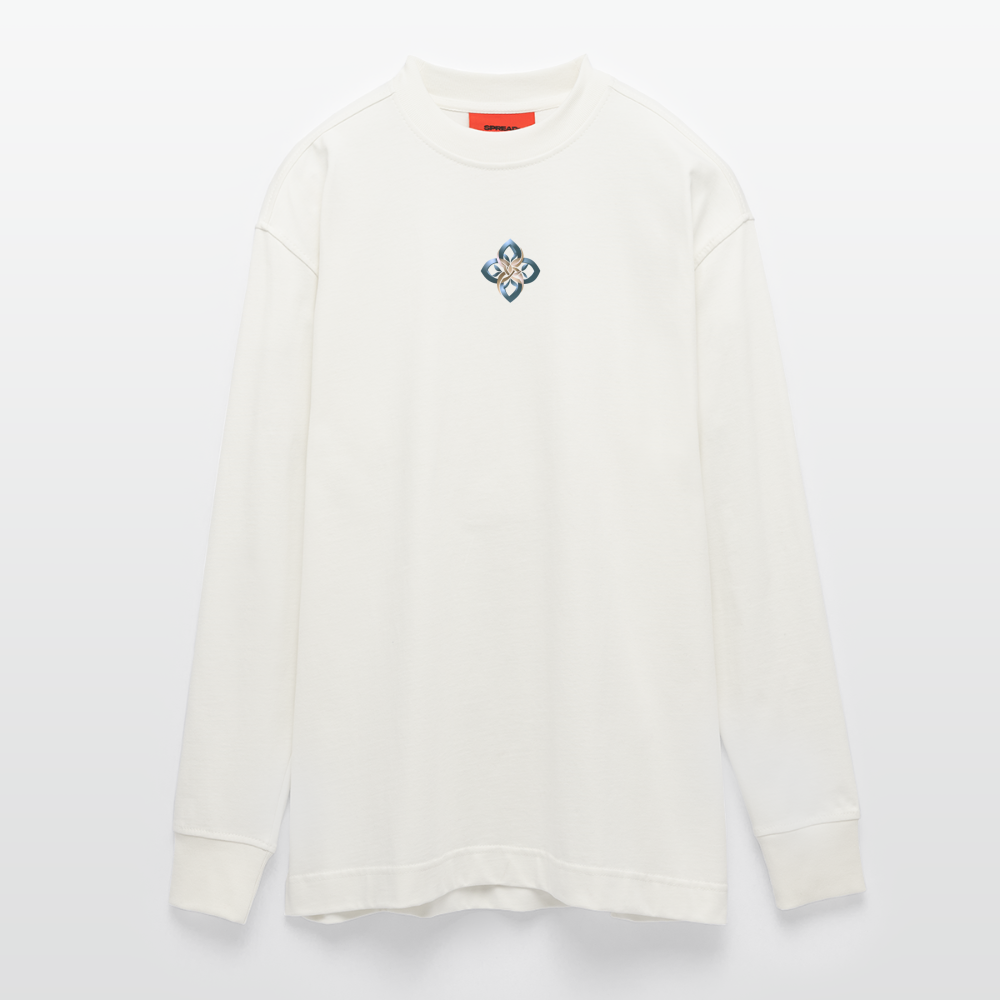 chiSign Erfolg Heavyweight Oversized Organic Langarmshirt Made in EU - OFF WHITE
