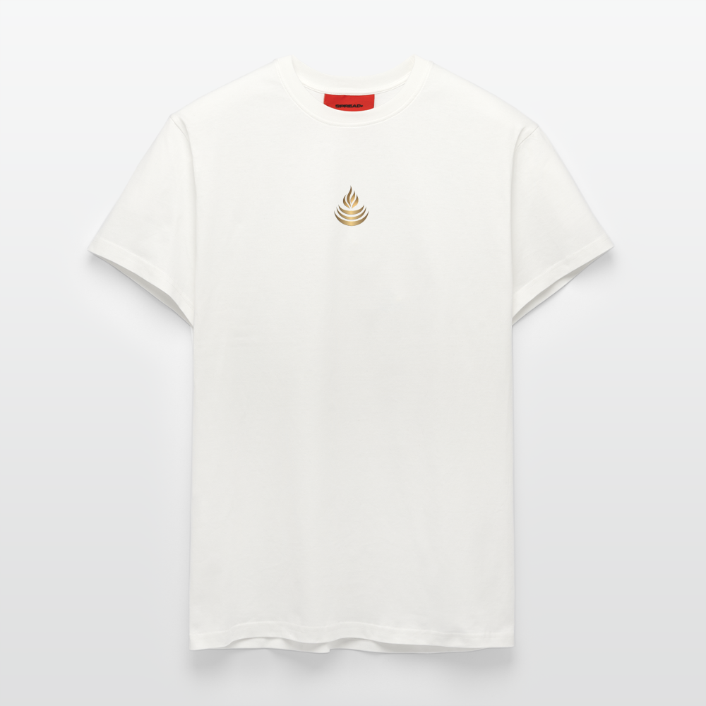 chiSign Quantenheilsymbol "Reichtum & Erfolg" Druck VS / RS Organic Relaxed T-Shirt Made in EU - OFF WHITE