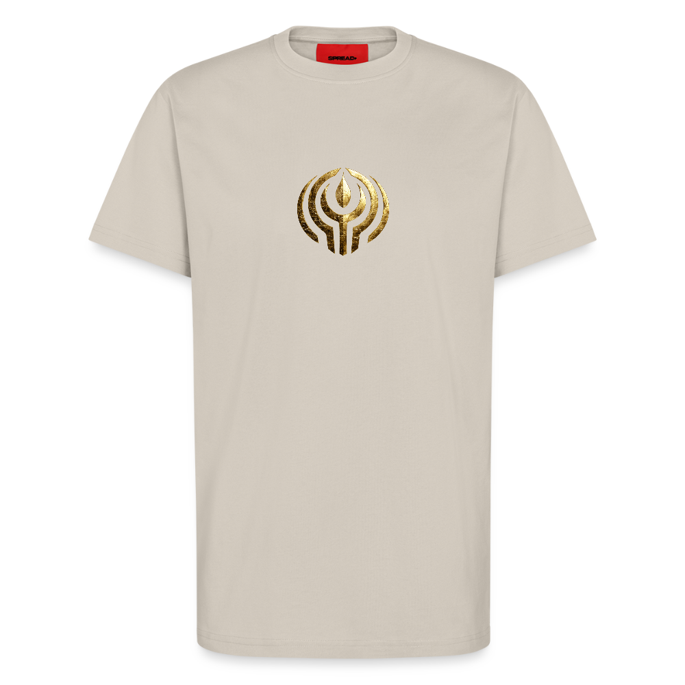 Organic Relaxed T-Shirt Made in EU "Wunderfülle" - WARM CLAY