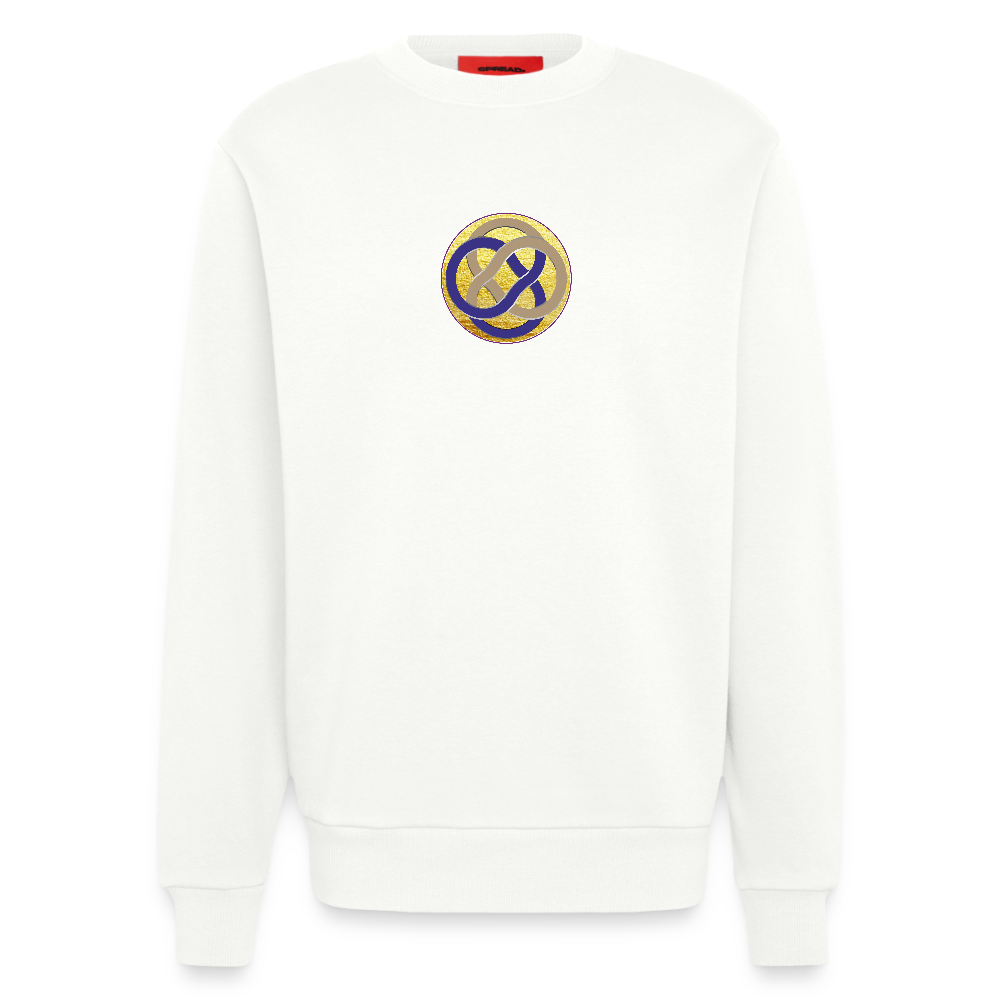 mission-gold Heavyweight Oversized Organic Crew Neck Made in EU - OFF WHITE