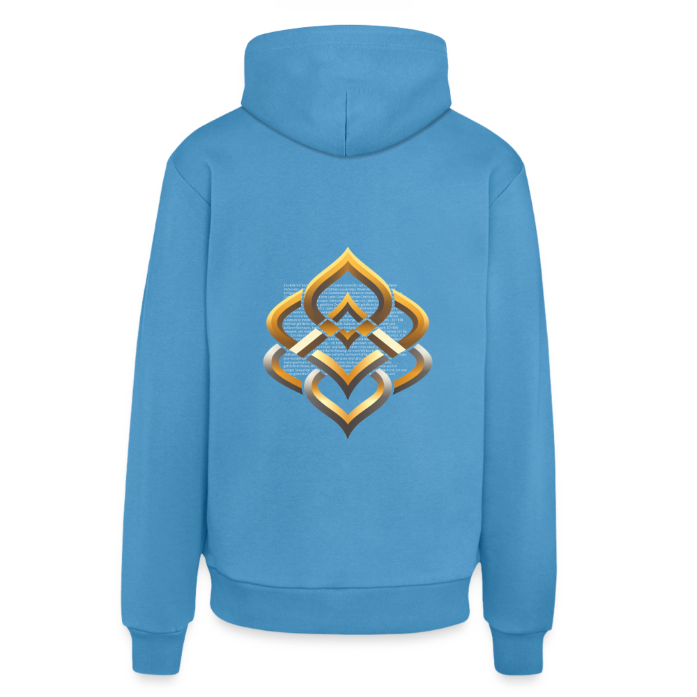 chiSign Organic Relaxed Hoodie Made in EU - Sol Blue