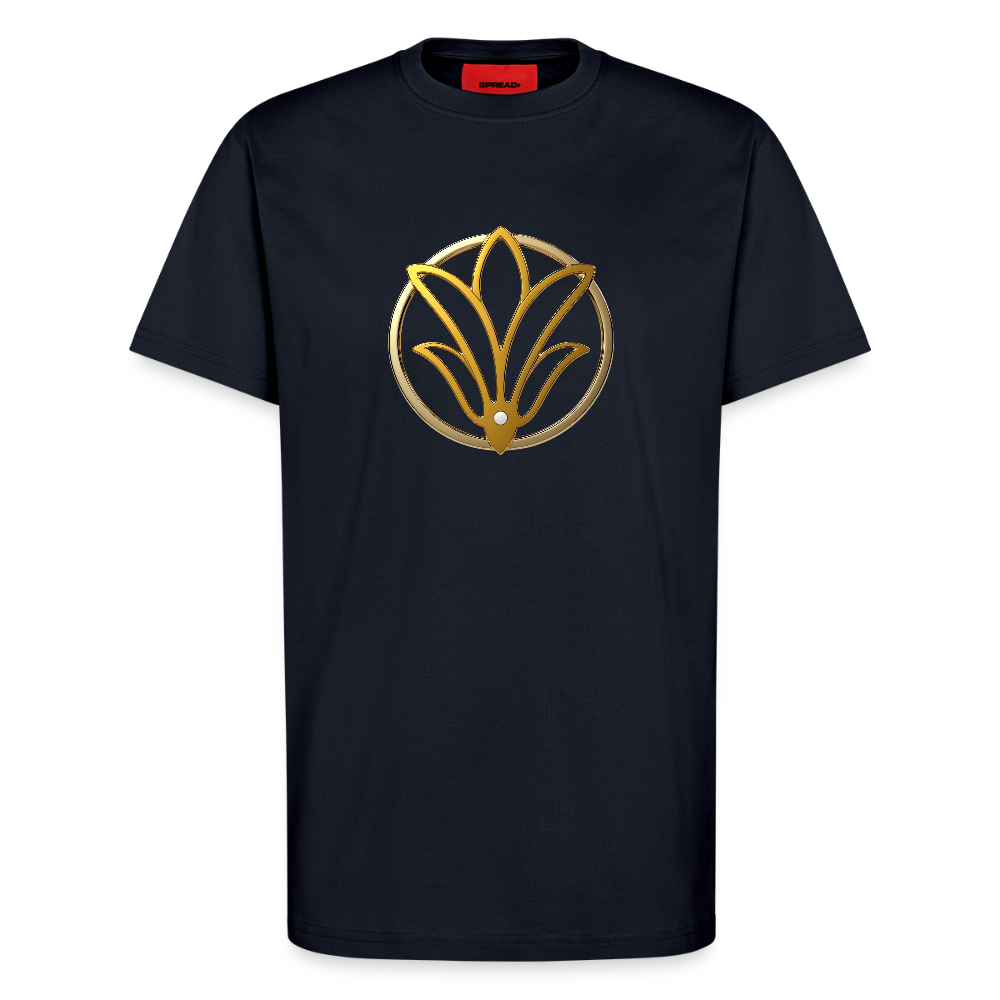 chiSign universelle Freiheit Organic Relaxed T-Shirt Made in EU - DARK NAVY