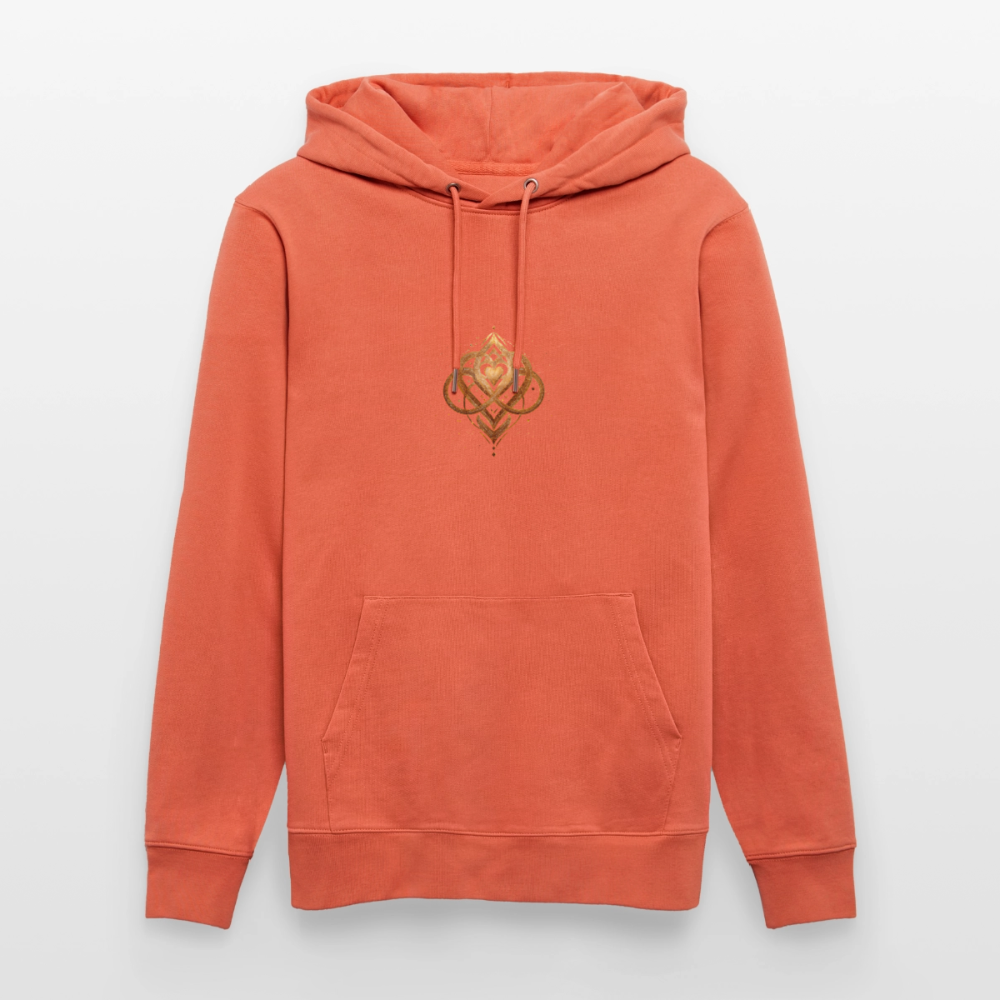 Unisex Bio-Hoodie "Agape" - Hellrot