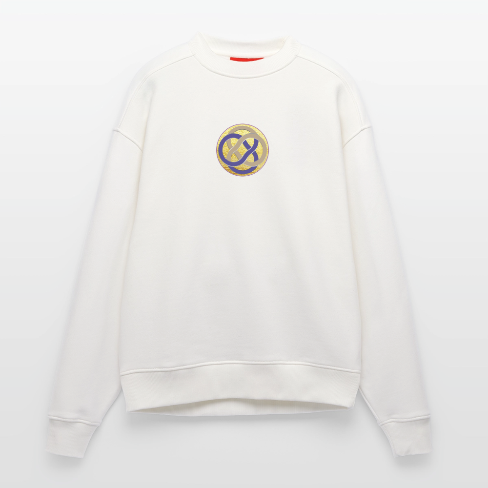 mission-gold Heavyweight Oversized Organic Crew Neck Made in EU - OFF WHITE