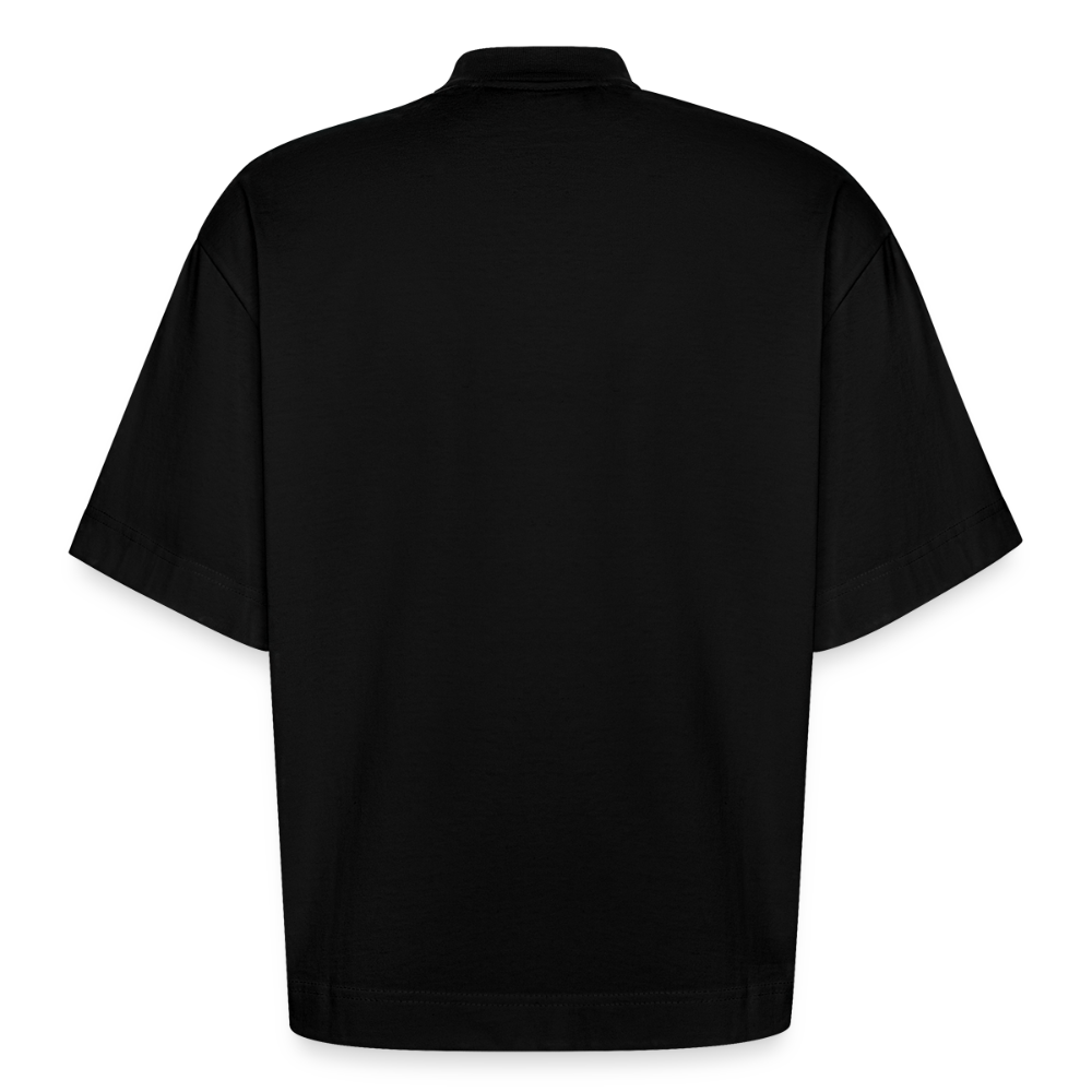 Heavyweight Oversized Organic Boxy T-Shirt Made in EU ORI A DÉA - SOLID BLACK
