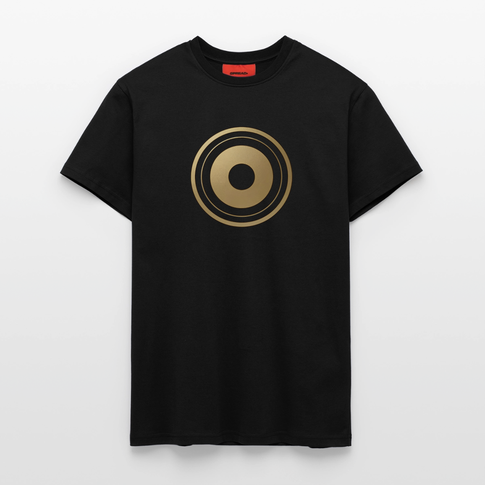 chiSign "Selbsterkenntnis" Organic Relaxed T-Shirt Made in EU - SOLID BLACK