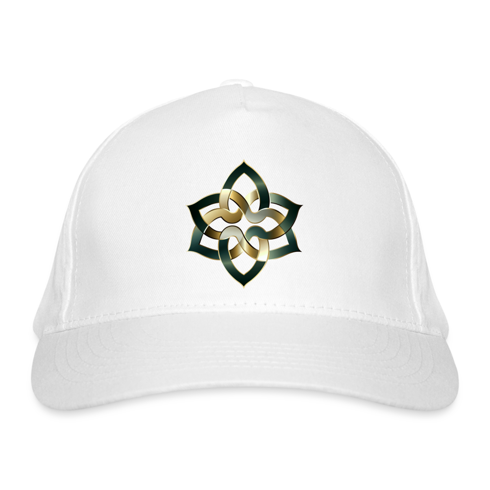 chiSign Quantenheilsymbol Mentoren und hilfreiche Beziehungen Bio-Baseballkappe - Weiß