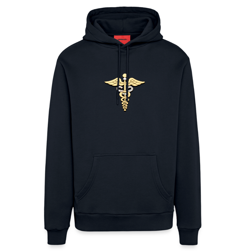 chiSign Schutz Organic Relaxed Hoodie Made in EU - DARK NAVY