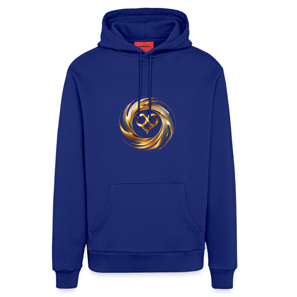 chiSign ICH BIN Organic Relaxed Hoodie Made in EU - Iconic Blue