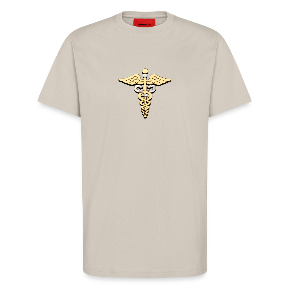 chiSign Merkurstab Organic Relaxed T-Shirt Made in EU - WARM CLAY
