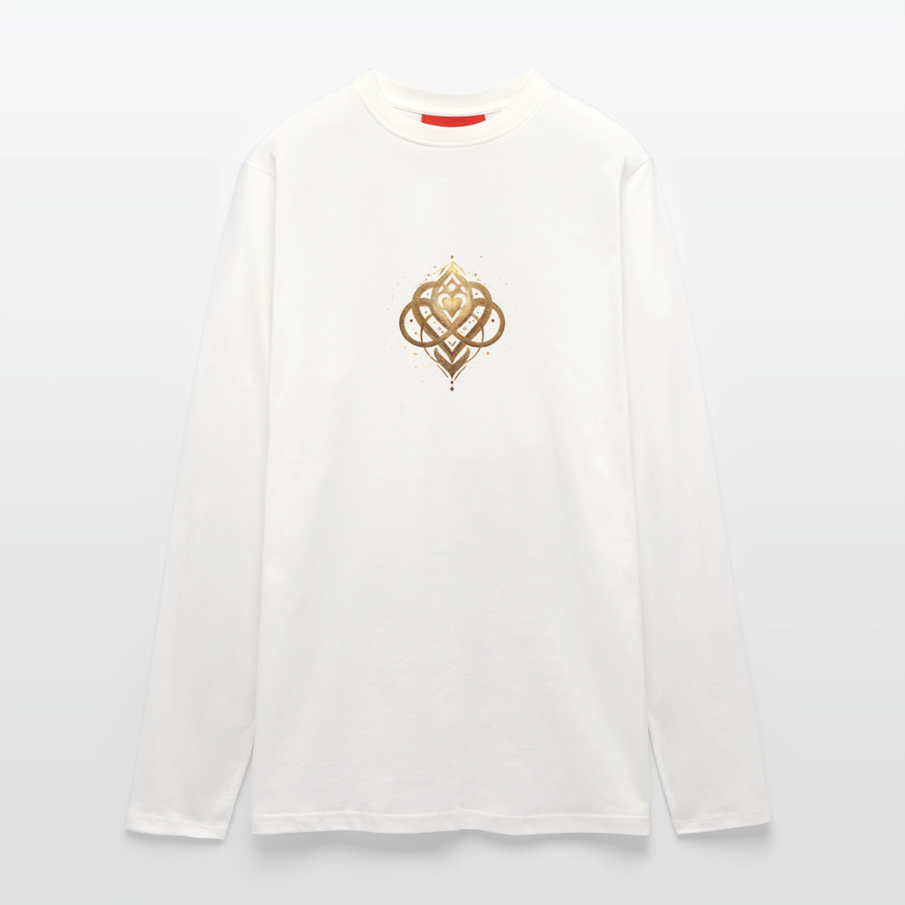 ori a déa Frequenz Mode "Agape" Organic Relaxed Langarmshirt Made in EU - OFF WHITE