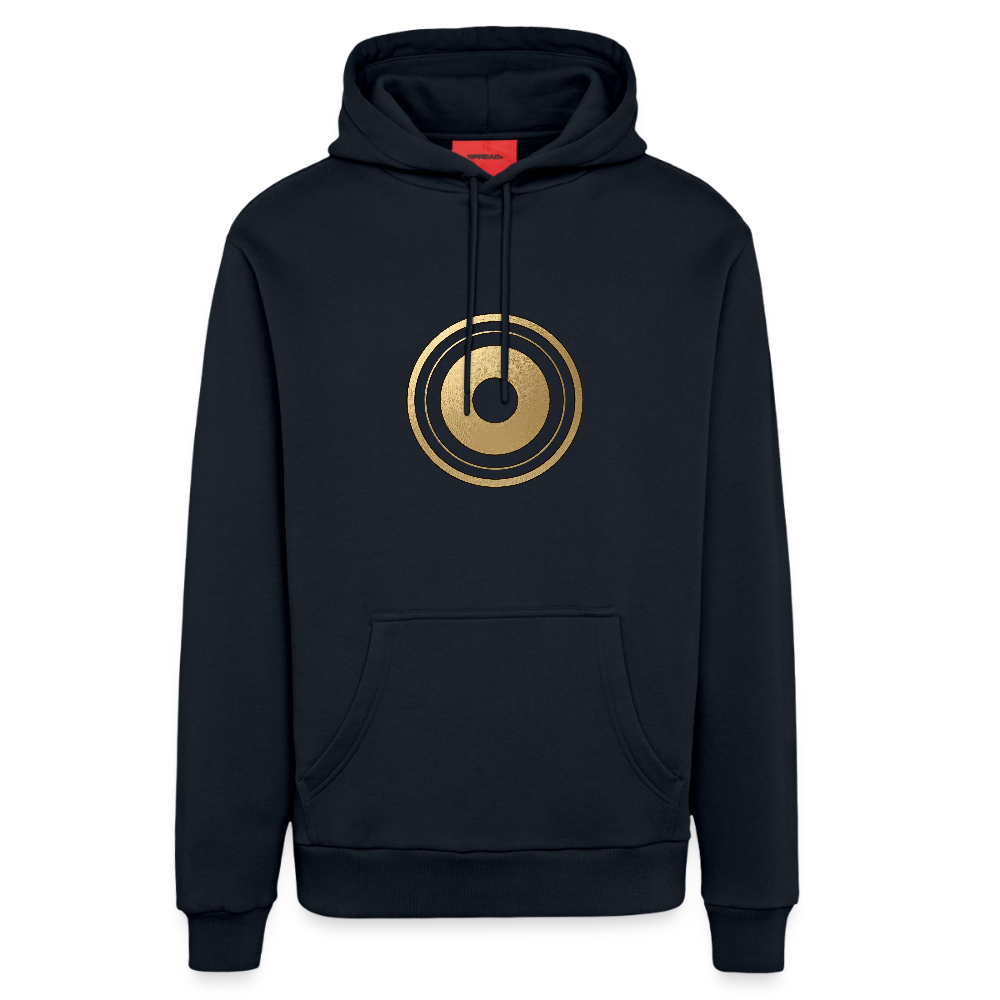 chiSign Organic Relaxed Hoodie Made in EU - DARK NAVY