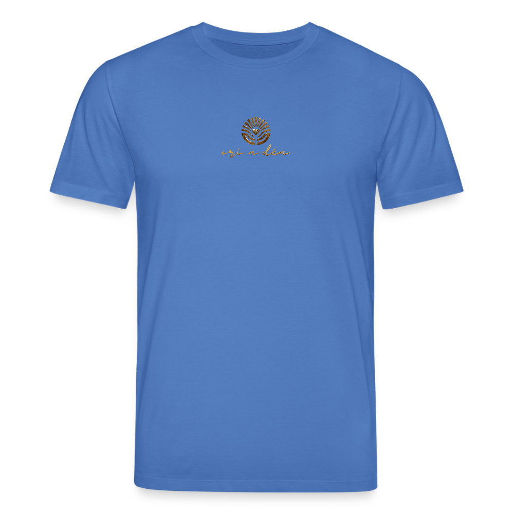 Unisex Bio-T-Shirt "ori a déa" - Achtsames Blau