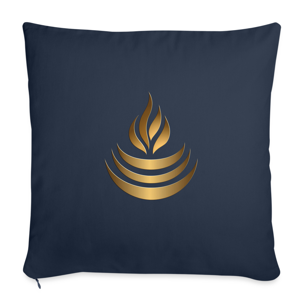 chiSign Quantenheilsymbol "Reichtum & Erfolg" Sofakissen mit Füllung 44 x 44 cm - Navy
