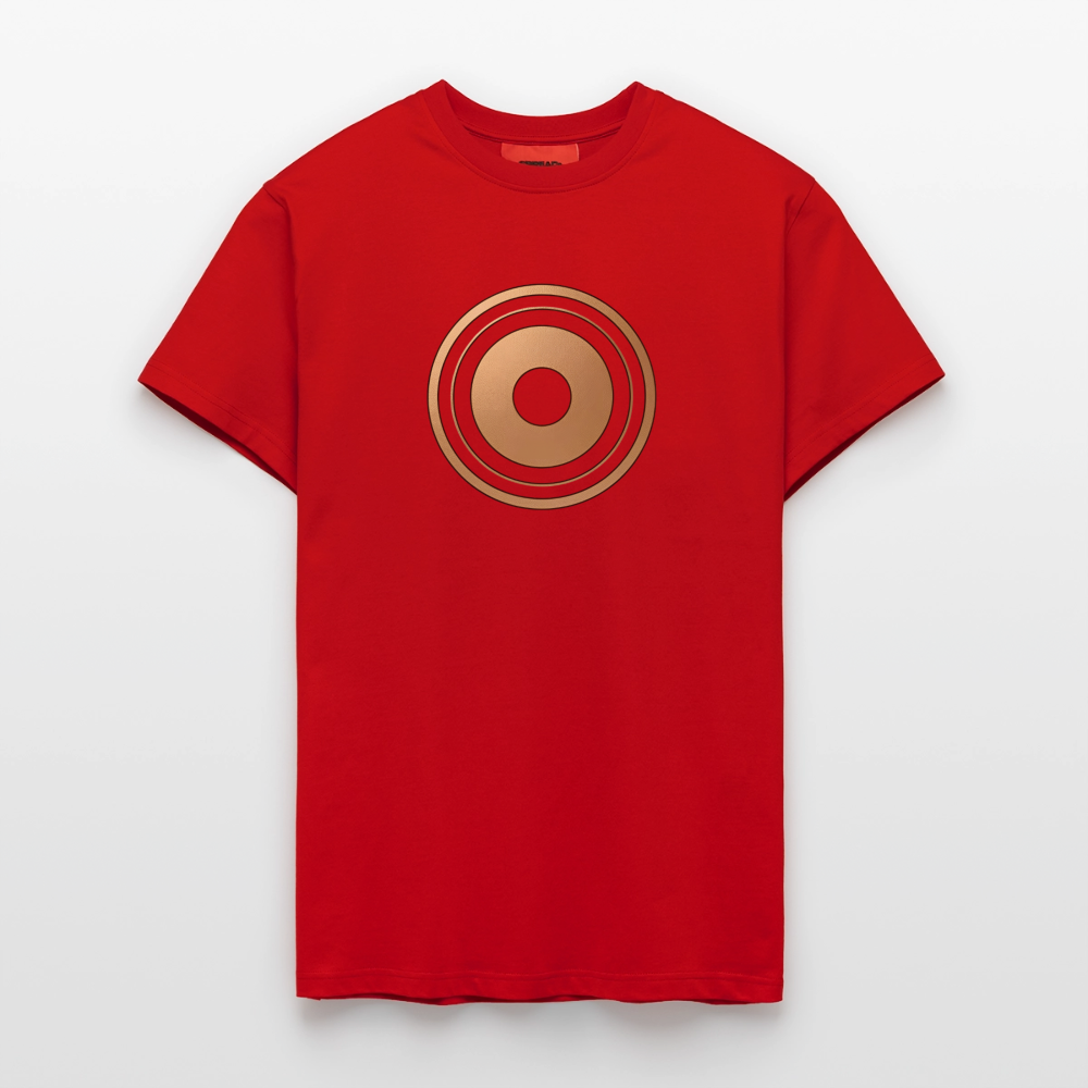 chiSign "Selbsterkenntnis" Organic Relaxed T-Shirt Made in EU - Rot