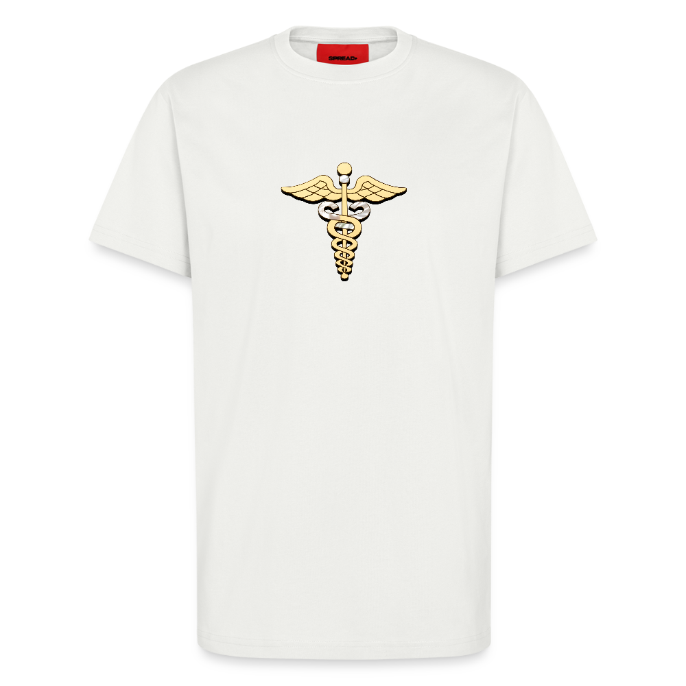 chiSign Merkurstab Organic Relaxed T-Shirt Made in EU - OFF WHITE
