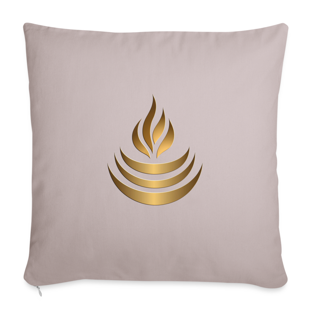chiSign Quantenheilsymbol "Reichtum & Erfolg" Sofakissen mit Füllung 44 x 44 cm - helles Taupe