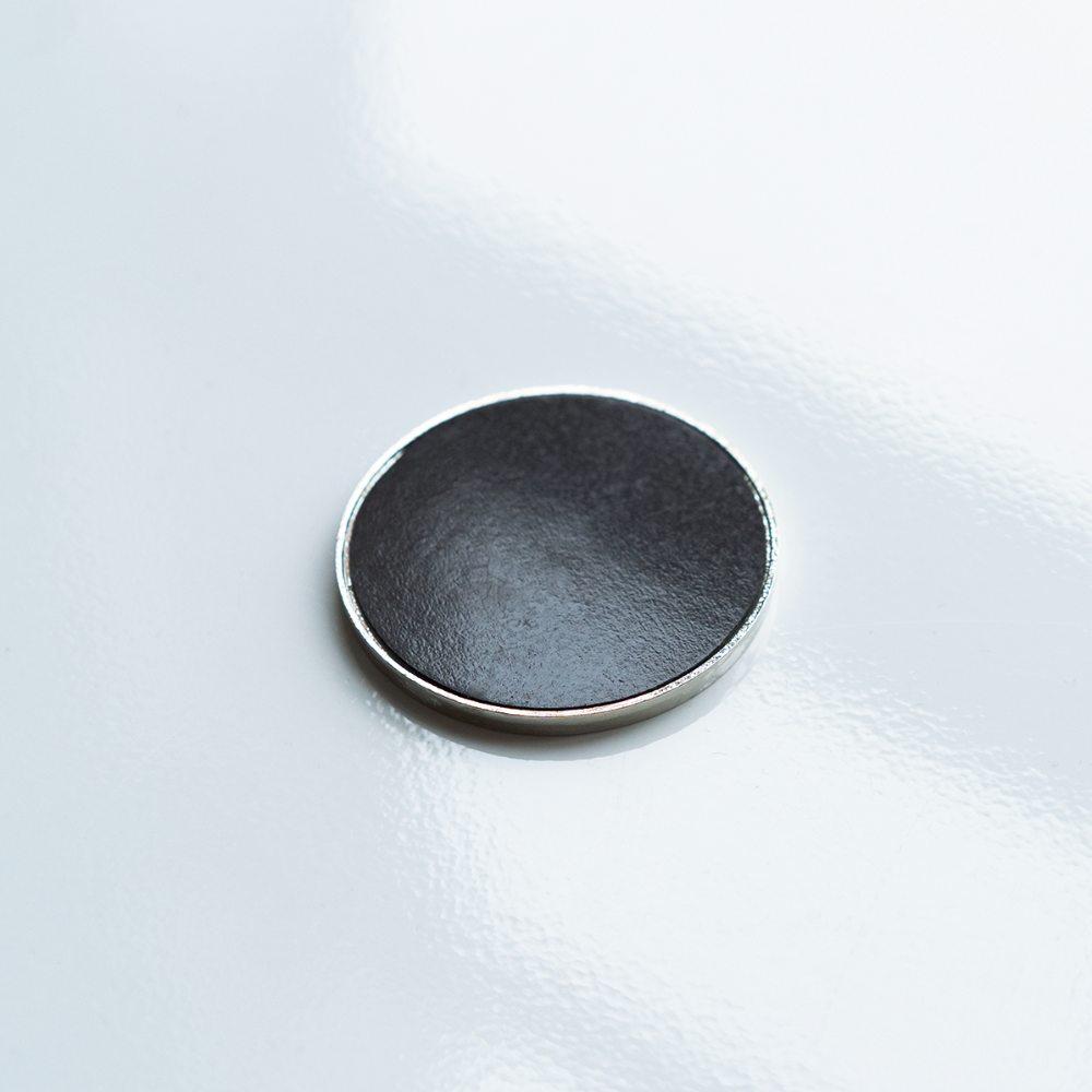 chiSign Runder Kühlschrankmagnet ICH BIN - Weiß