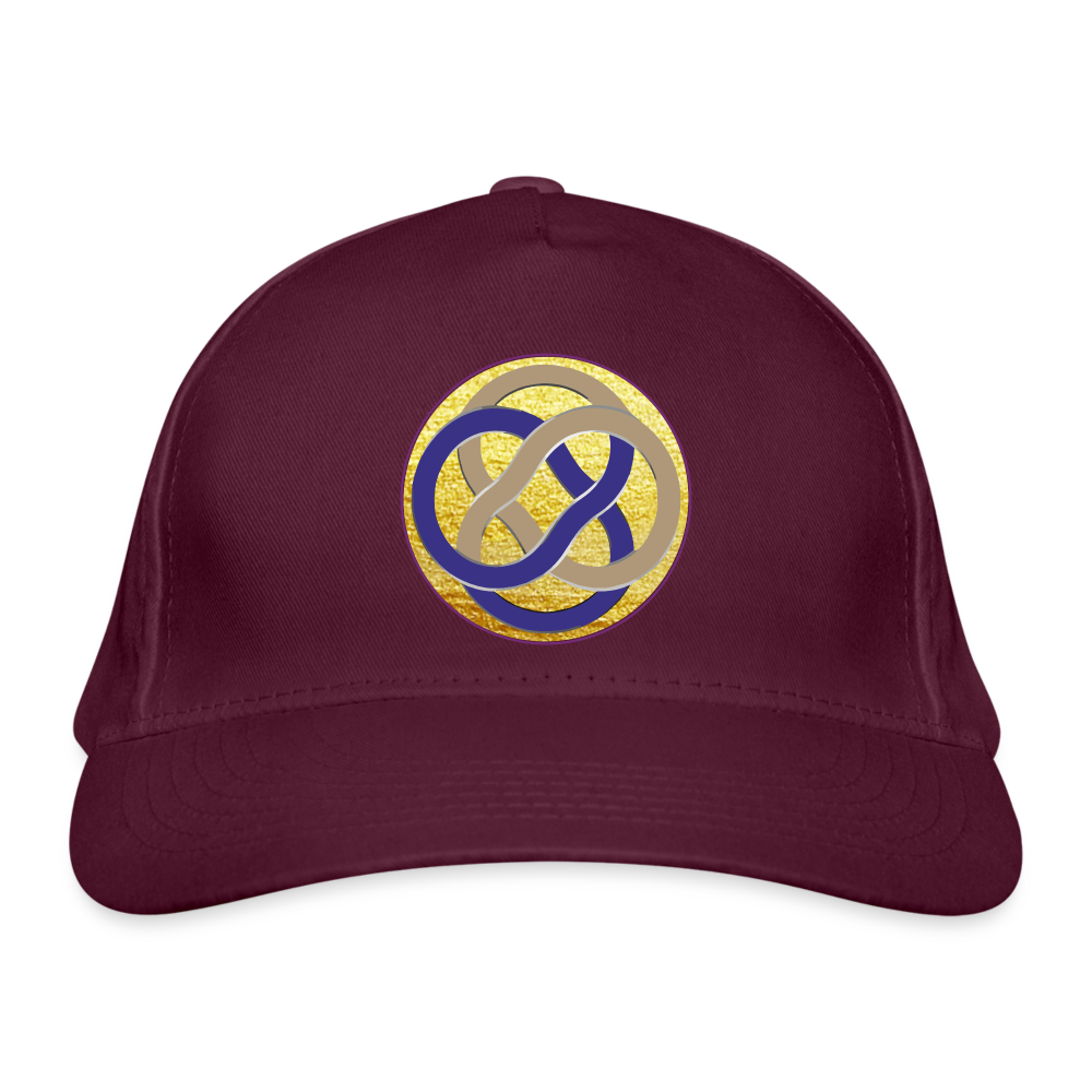 Mission Gold Bio-Baseballkappe - Burgunderrot