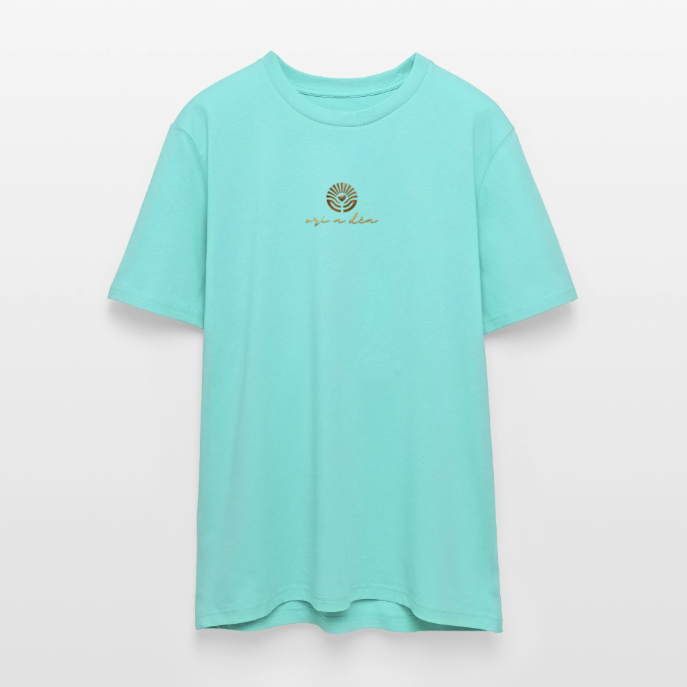 Unisex Bio-T-Shirt "ori a déa" - Poolblau