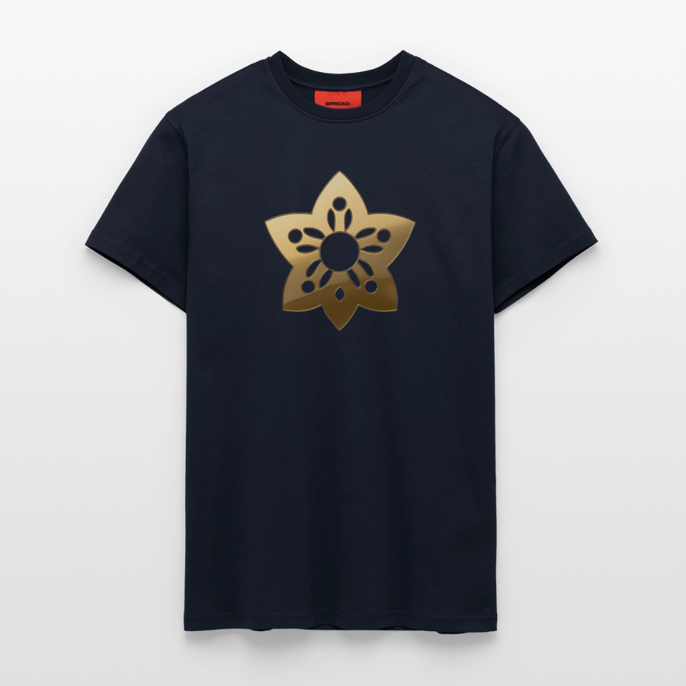 chiSign Auflösung der Illusion Organic Relaxed T-Shirt Made in EU - DARK NAVY