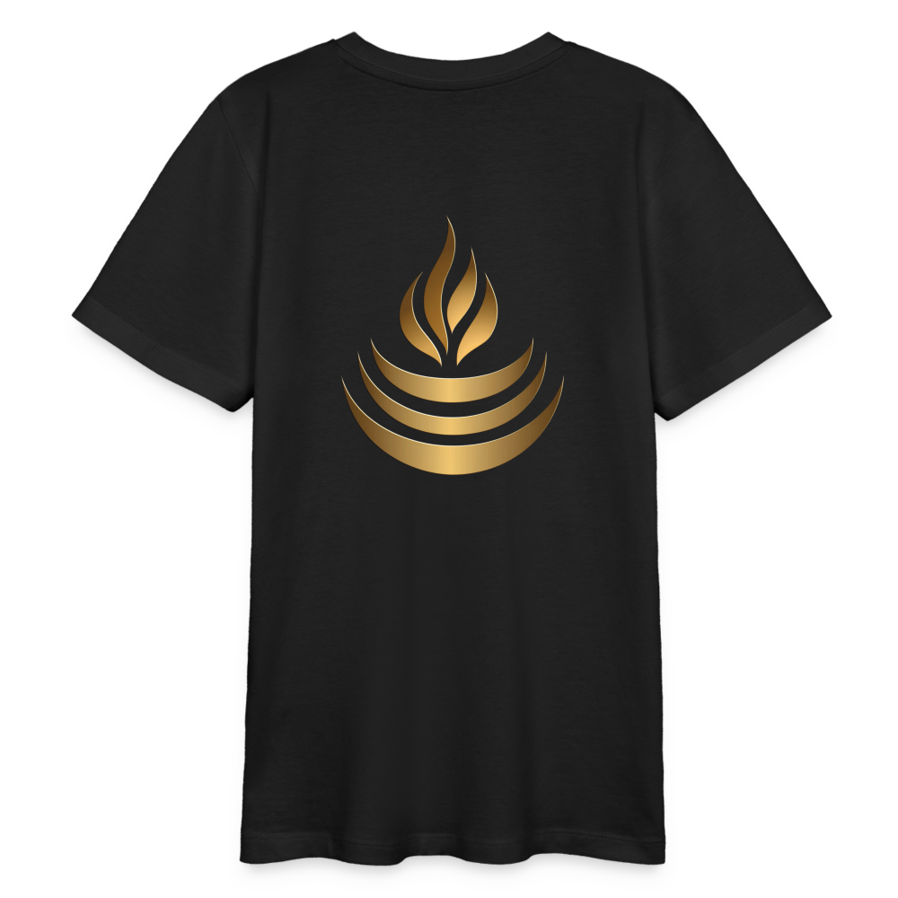 chiSign Quantenheilsymbol "Reichtum & Erfolg" Druck VS / RS Stanley/Stella Bio Teenager T-Shirt MINI CREATOR - Schwarz