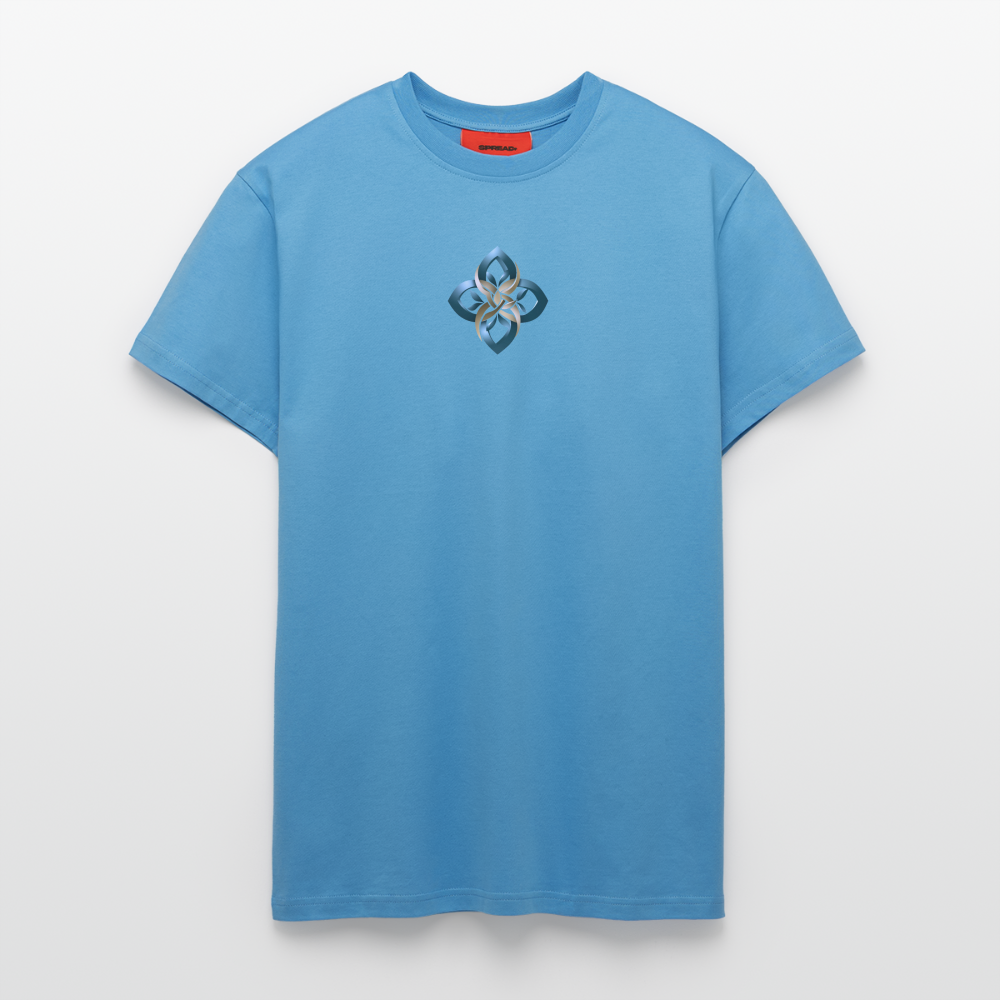 chiSign Organic Relaxed T-Shirt Made in EU - Sol Blue