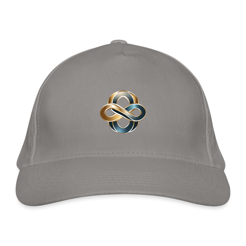 chiSign Quantenheilsymbol Wissen und Selbstbildung Bio-Baseballkappe - Hellgrau