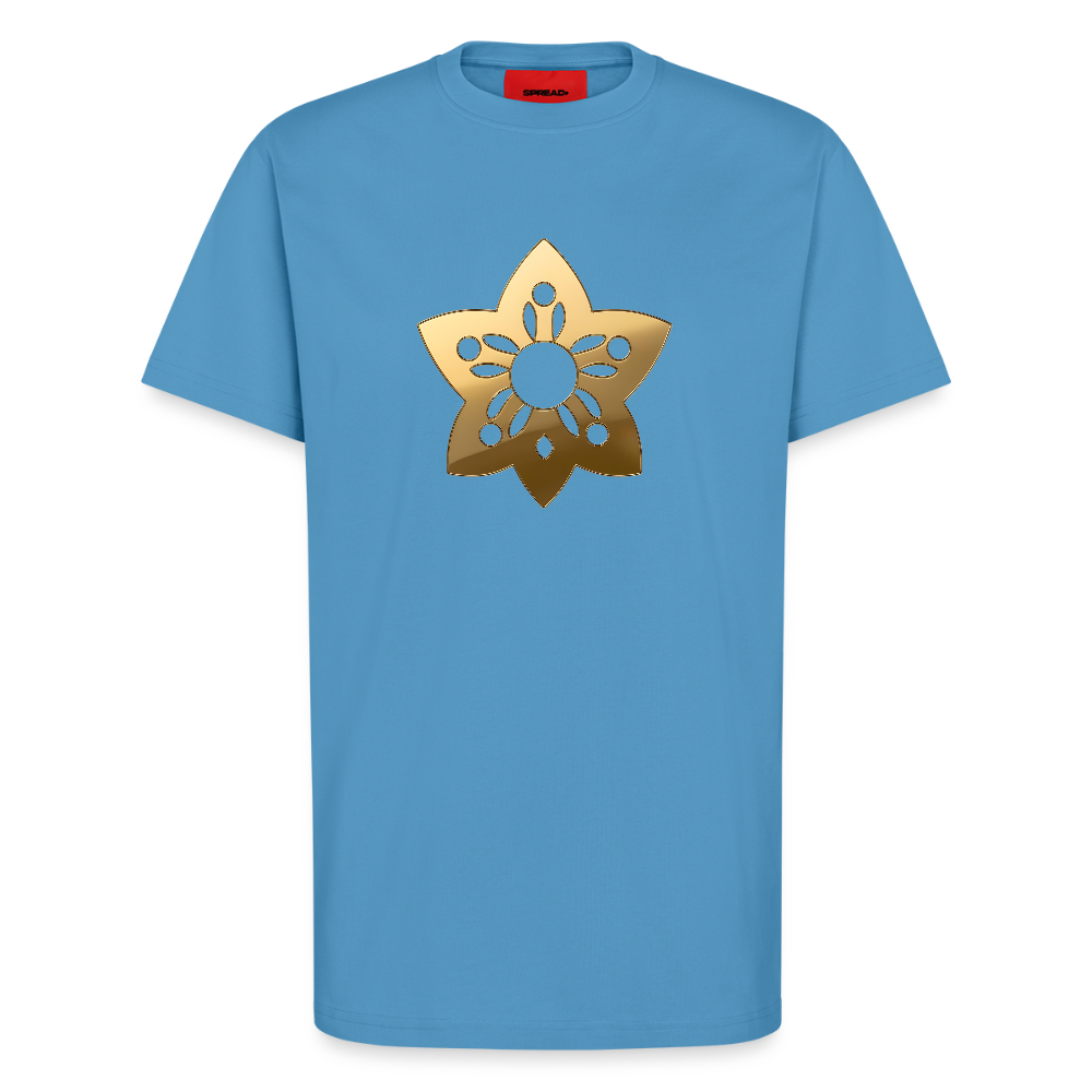 chiSign Auflösung der Illusion Organic Relaxed T-Shirt Made in EU - Sol Blue