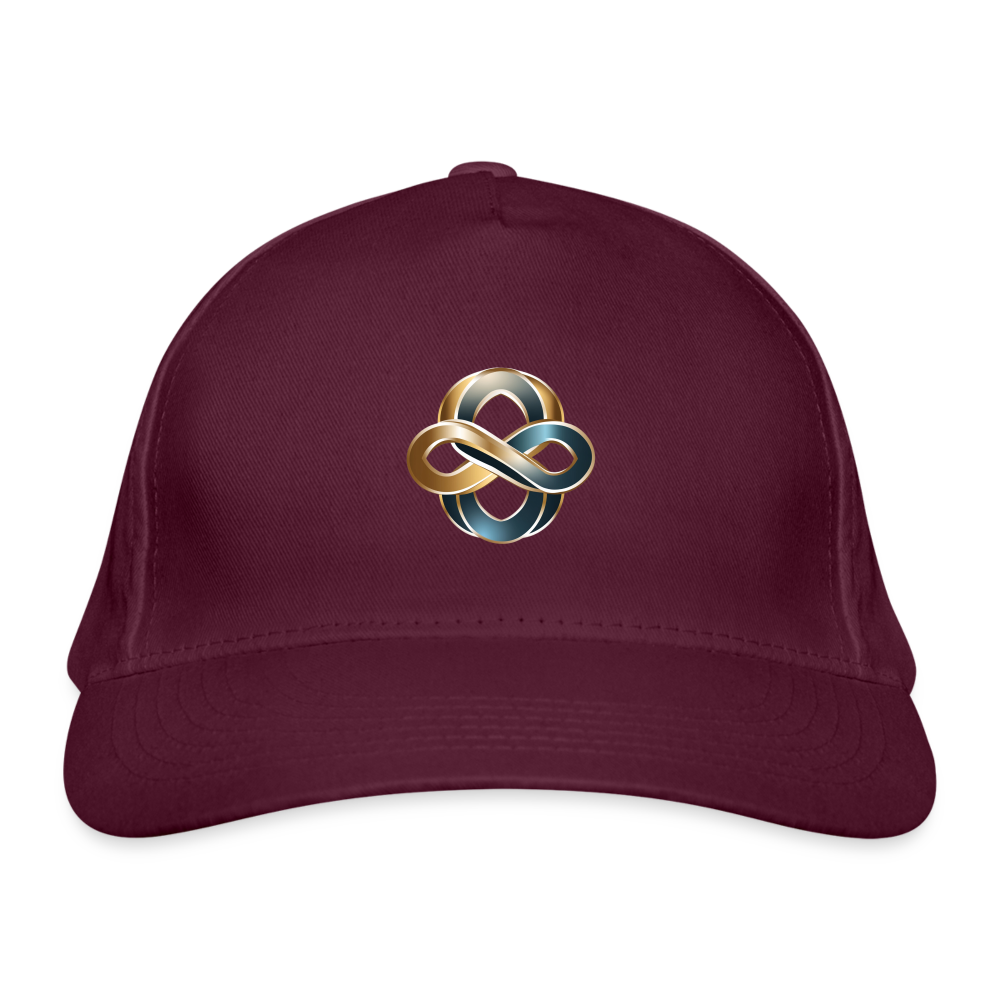 chiSign Quantenheilsymbol Wissen und Selbstbildung Bio-Baseballkappe - Burgunderrot