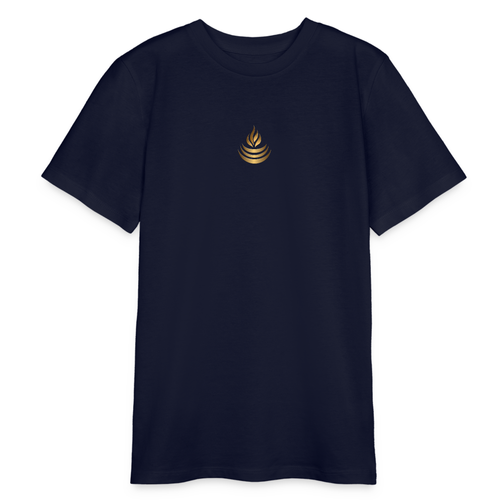 chiSign Quantenheilsymbol "Reichtum & Erfolg" Druck VS / RS Stanley/Stella Bio Teenager T-Shirt MINI CREATOR - Navy
