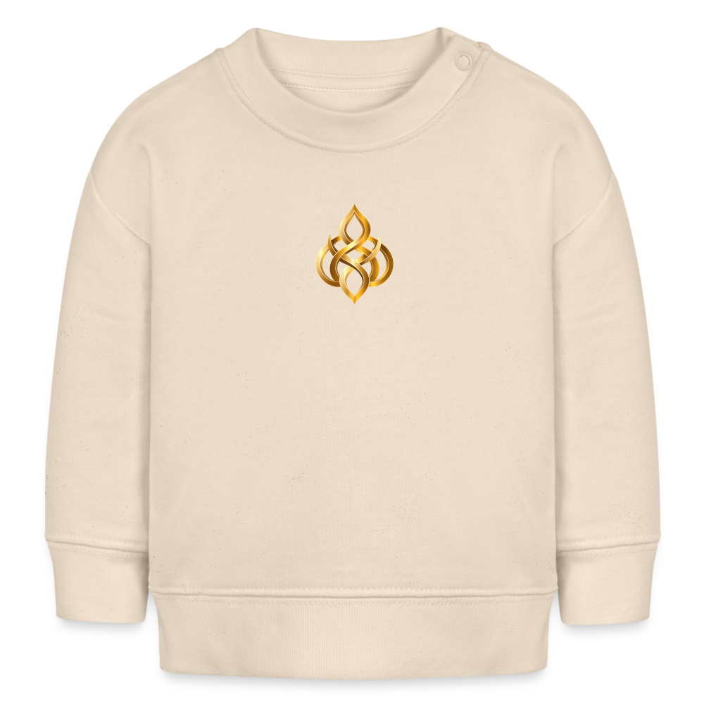 chiSign Quantenheilsymbol Thai Chi Zentrum & Ausgeglichenheit Stanley/Stella Bio-Sweatshirt BABY CHANGER - Naturweiß