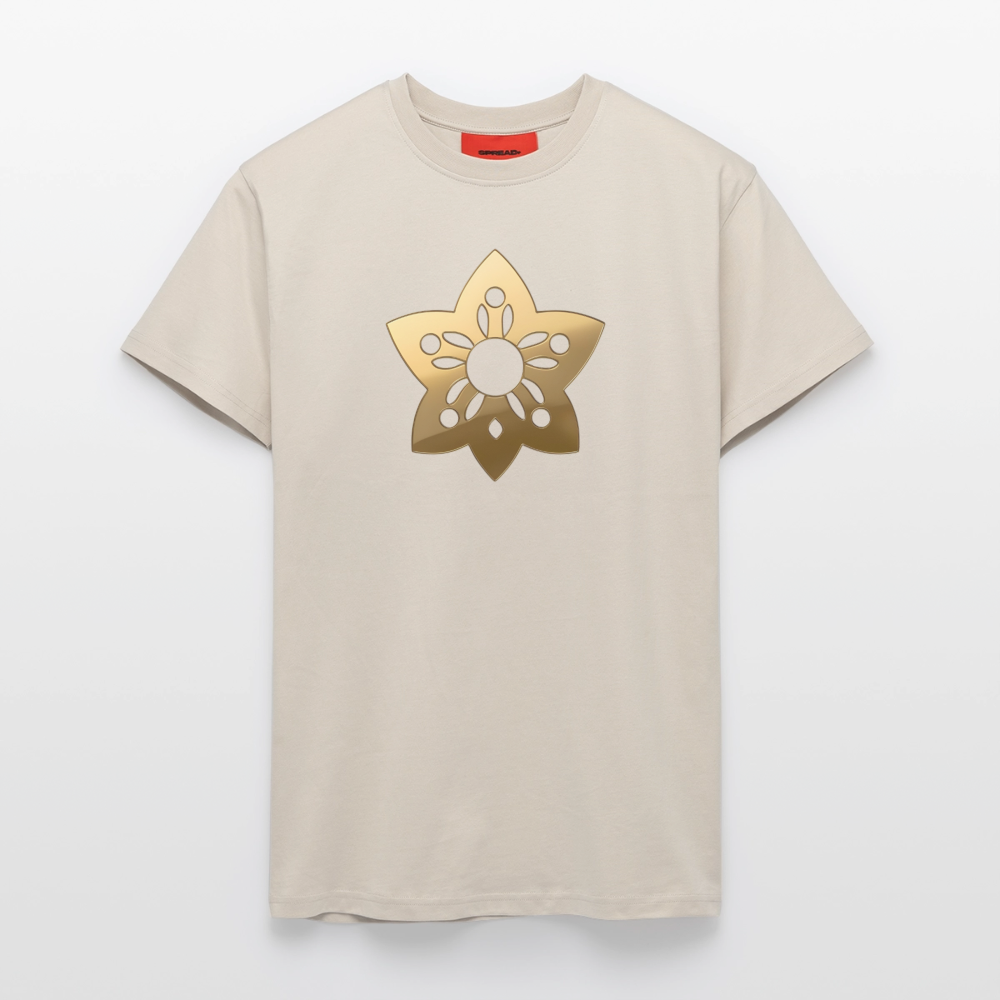 chiSign Auflösung der Illusion Organic Relaxed T-Shirt Made in EU - WARM CLAY