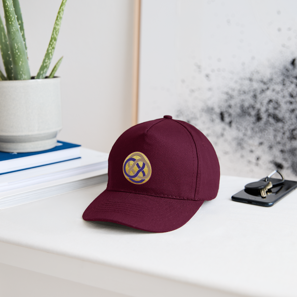 Mission Gold Bio-Baseballkappe - Burgunderrot