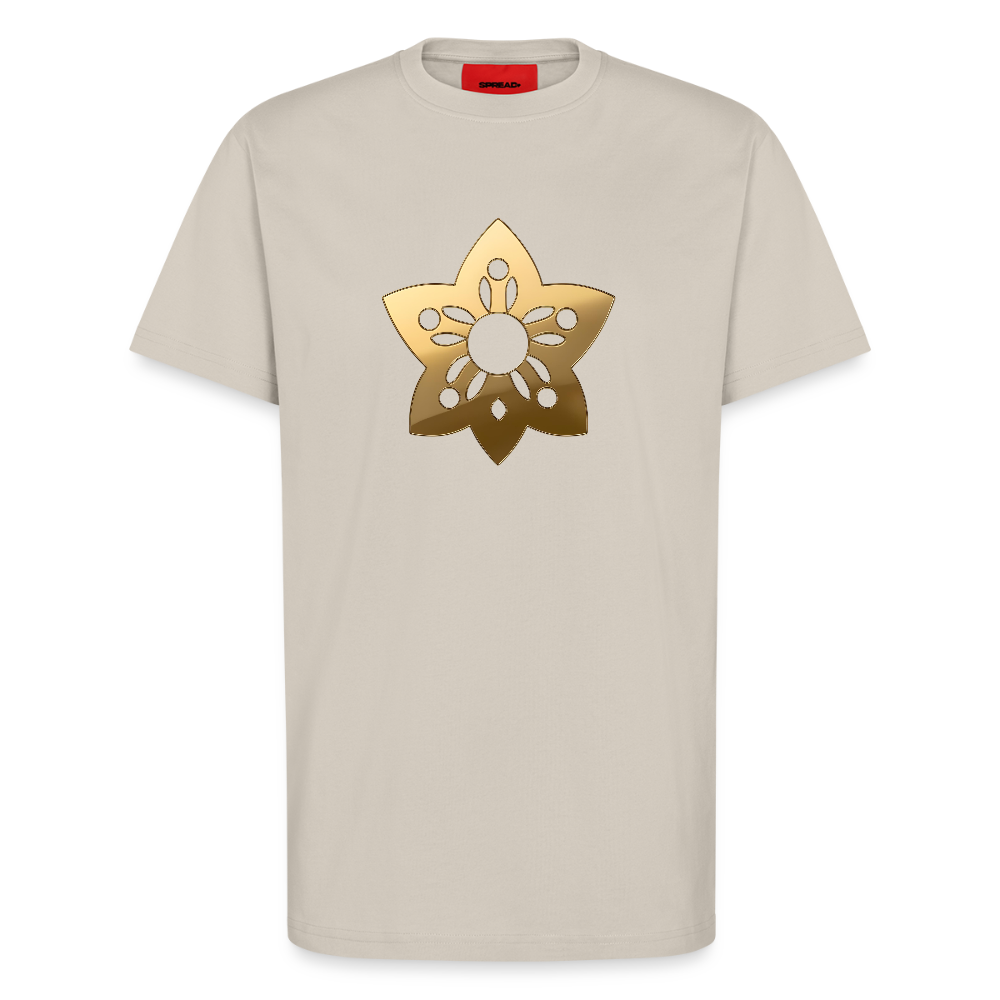 chiSign Auflösung der Illusion Organic Relaxed T-Shirt Made in EU - WARM CLAY