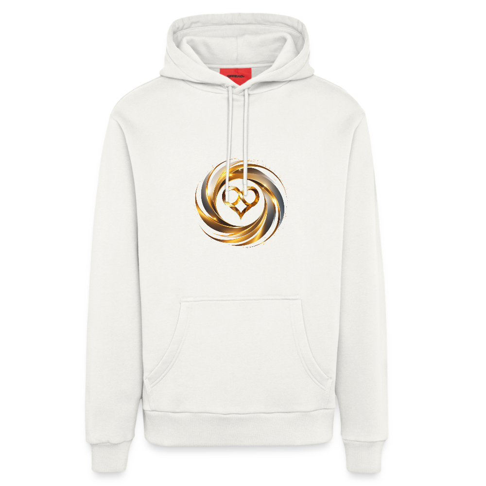 chiSign ICH BIN Organic Relaxed Hoodie Made in EU - OFF WHITE