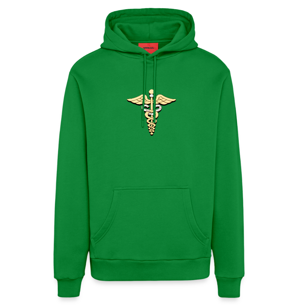 chiSign Schutz Organic Relaxed Hoodie Made in EU - City Green