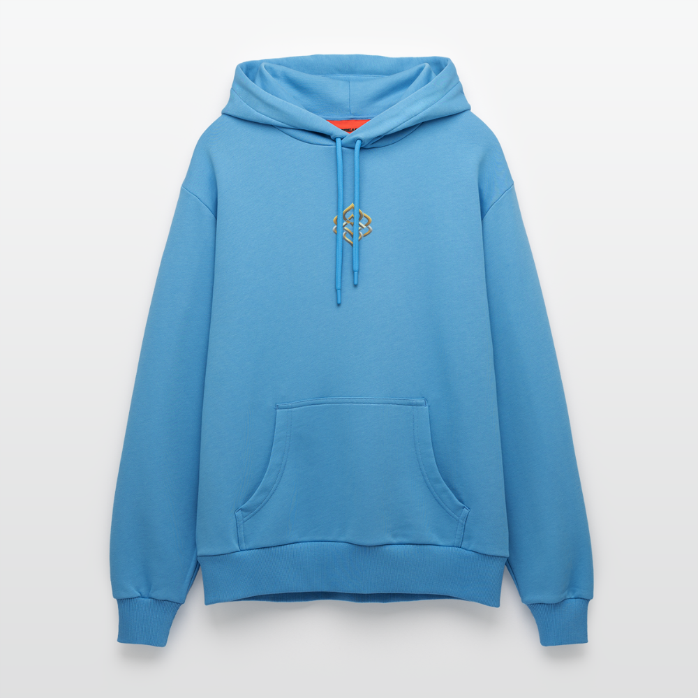 chiSign Organic Relaxed Hoodie Made in EU - Sol Blue