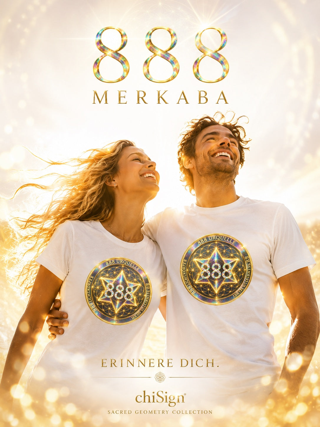 Unisex Bio-T-Shirt 888 Lichtköper