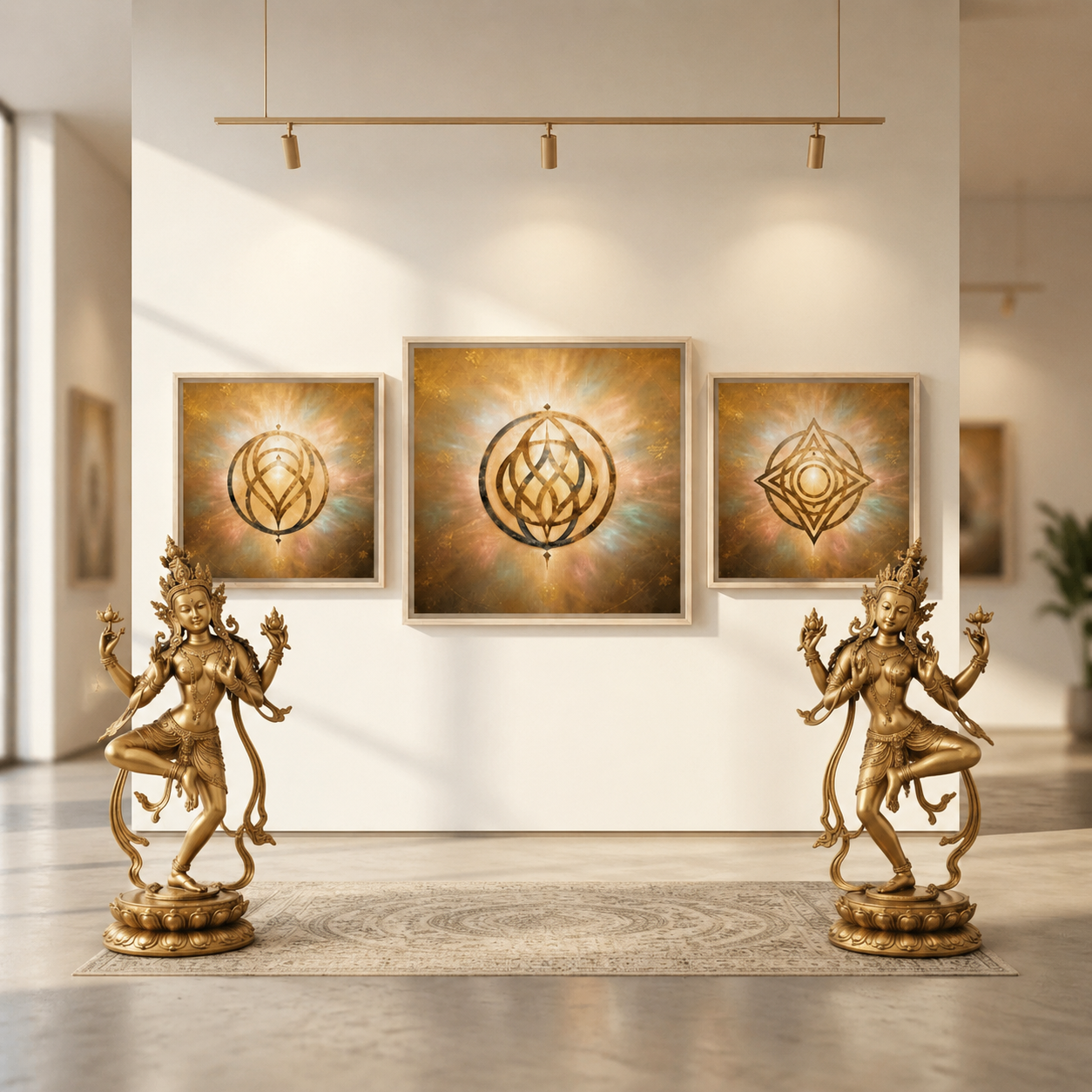 Framed Canvas 60x60 cm / 24x24″Pax Interna