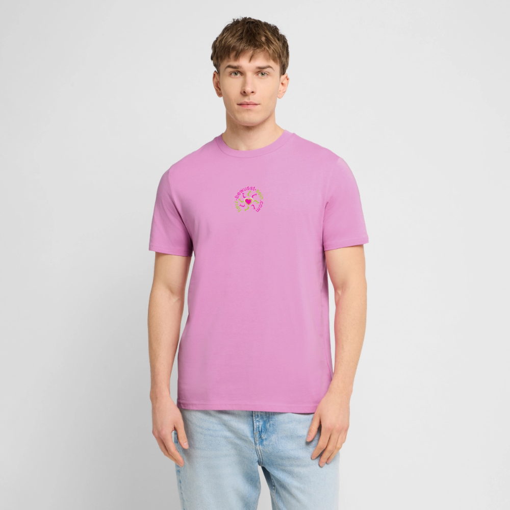 Unisex Bio-T-Shirt Herz-bewusst-sein - Pink
