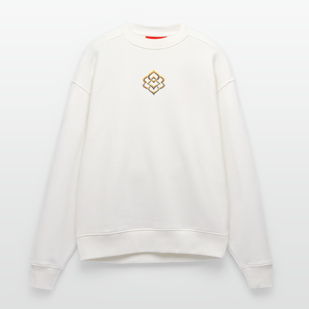 chiSign Quantenlicht Symbol Heavyweight Oversized Organic Crew Neck Made in EU - OFF WHITE