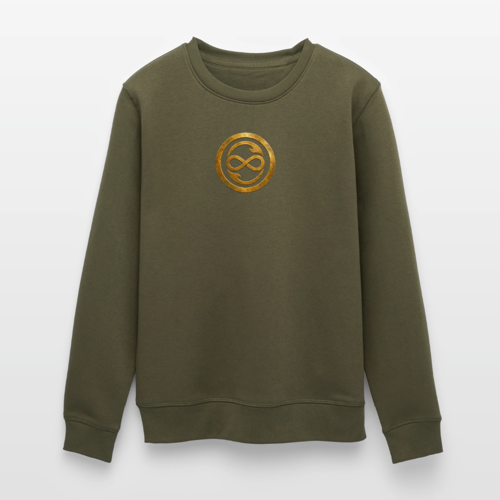 Unisex Bio-Sweatshirt ANIMA AETERNA - Khaki