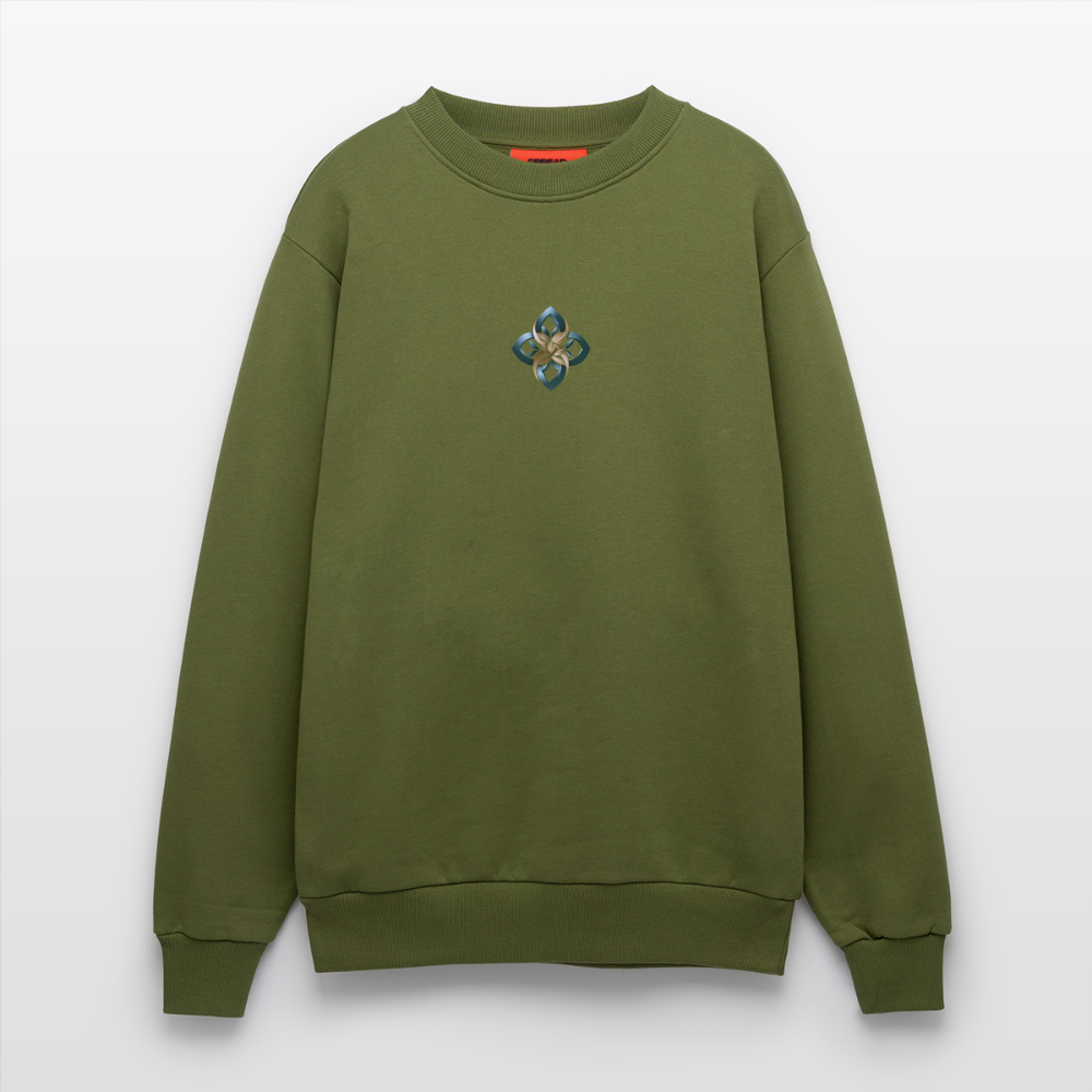 chisign Organic Relaxed Crew Neck Made in EU - MOSS GREEN