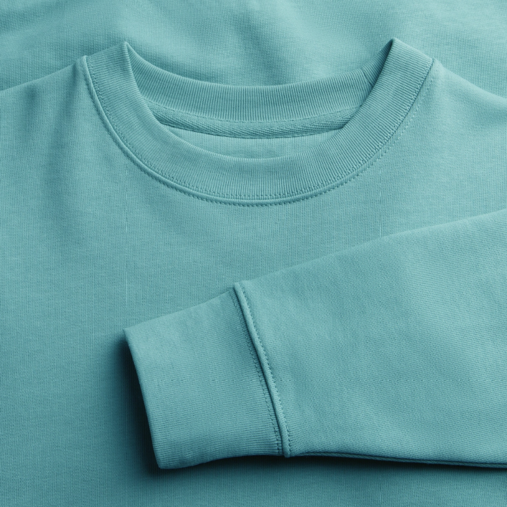 Teenager Organic Sweatshirt Mini Changer "Monade" - Pastelltürkis