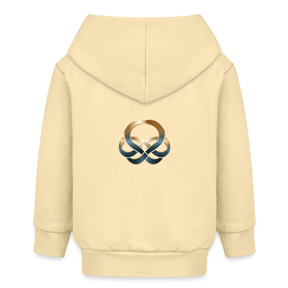 chiSign Stanley/Stella Bio Zip Hoodie BABY CONNECTOR - Creme