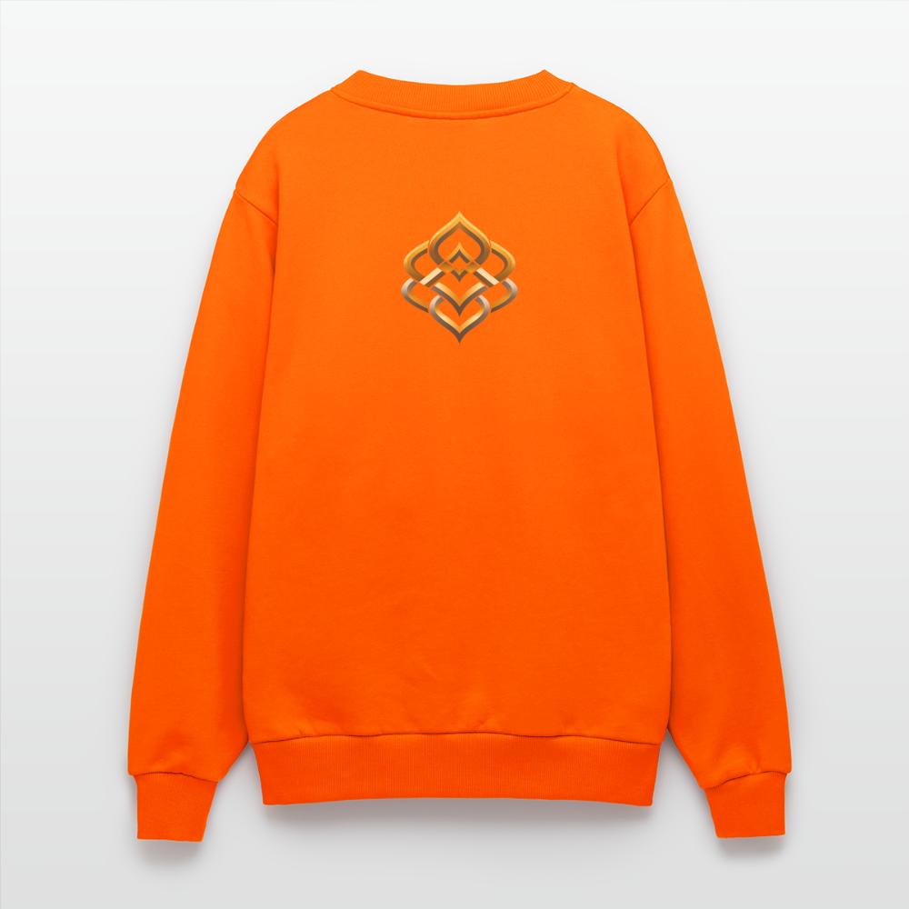 chiSign Organic Relaxed Crew Neck Made in EU - SUNSET ORANGE