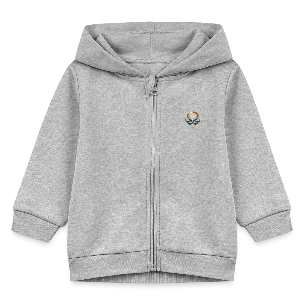 chiSign Stanley/Stella Bio Zip Hoodie BABY CONNECTOR - Grau meliert